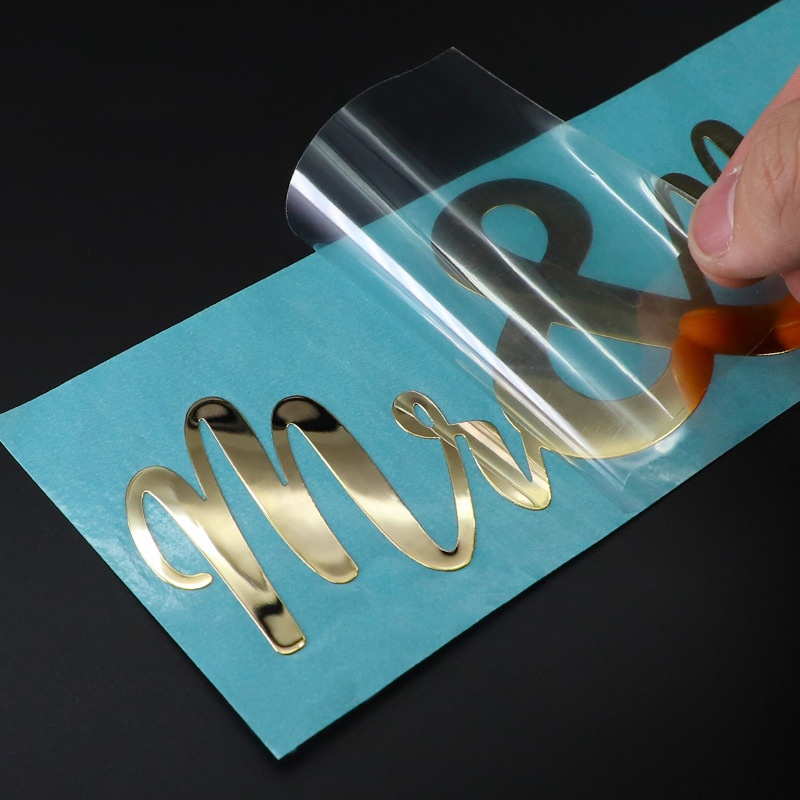 3D Printing Metal - Własne Logo nadruk Metal 3D złote