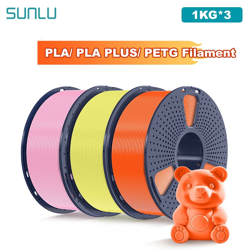 3D Printing Nylon Filament - SUNLU 3KG Filament 3D PLA/PLA PLUS/PETG
