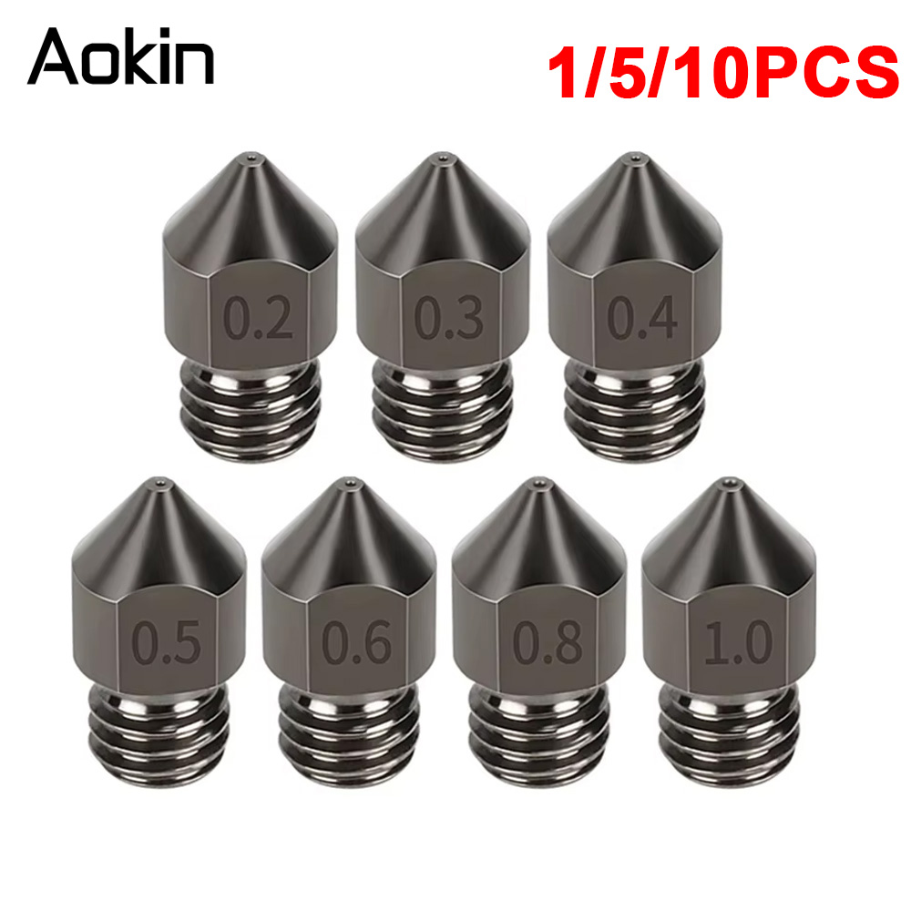 3D Printer Nozzle Brass - 1/5/10 SZTUK Dysza MK8 Ulepszona dysza