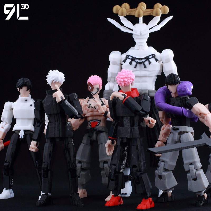 3D Printing Titanium - Nowe figurki Jujutsu Kaisen, wszystkie postacie,