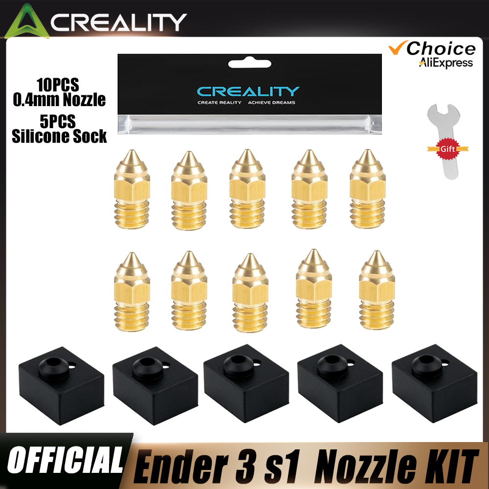 Creality 5 szt. Ender 3 S1/End – 3D Printer Nozzle Brass recenzja i cena