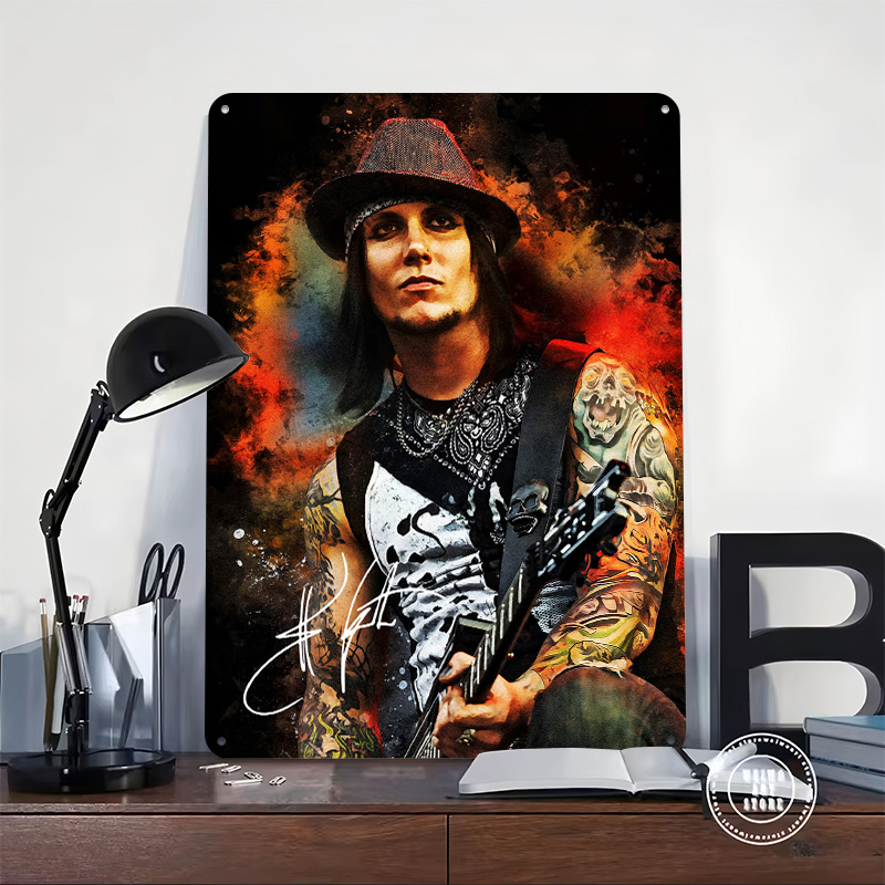 Portret Synyster Gatesa z gita – 3D Printing Guitar recenzja i cena