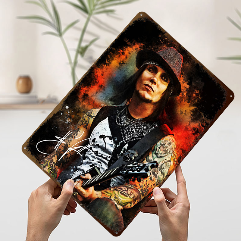 Portret Synyster Gatesa z gita – 3D Printing Guitar recenzja i cena