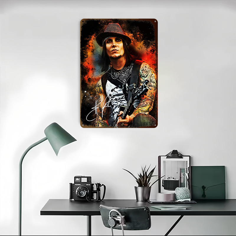 Portret Synyster Gatesa z gita – 3D Printing Guitar recenzja i cena