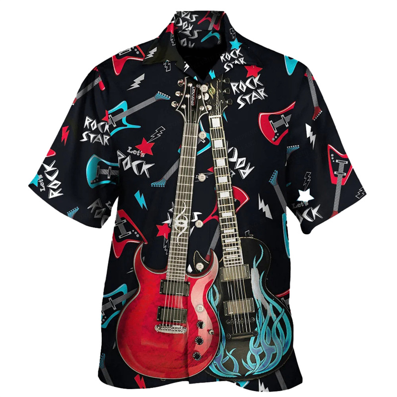 Guitar Music Graphic Hawaiian  – 3D Printing Guitar recenzja i cena