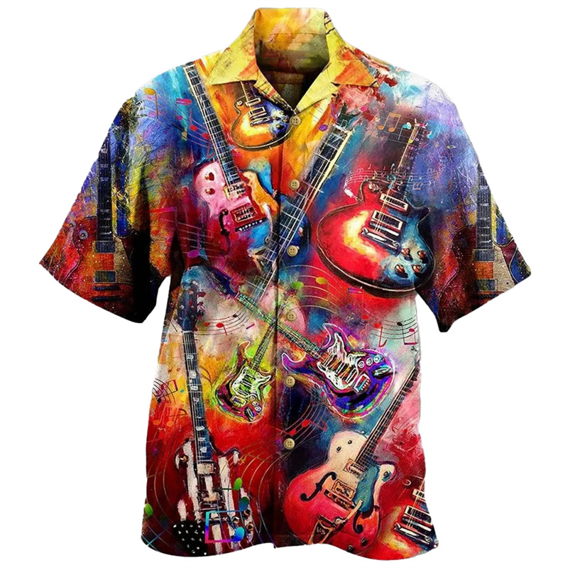 Guitar Music Graphic Hawaiian  – 3D Printing Guitar recenzja i cena