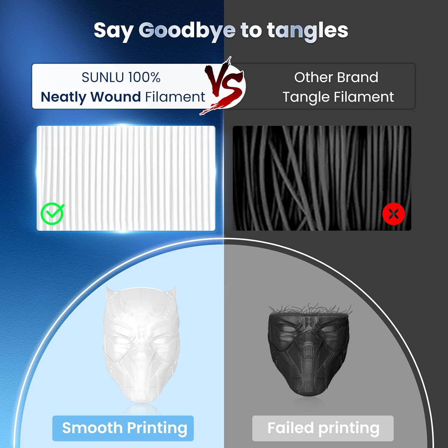 SUNLU 3KG Filament 3D PLA/PLA  – 3D Printing Nylon Filament recenzja i cena