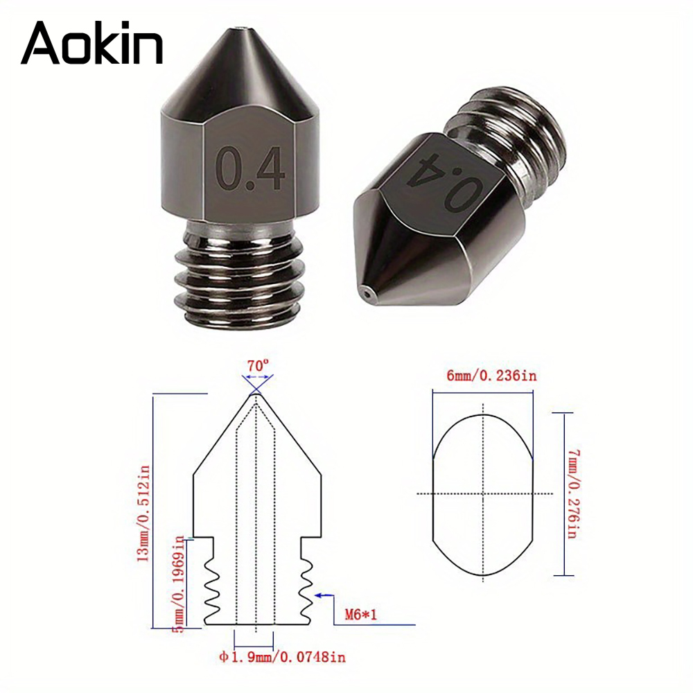 1/5/10 SZTUK Dysza MK8 Ulepszo – 3D Printer Nozzle Brass recenzja i cena