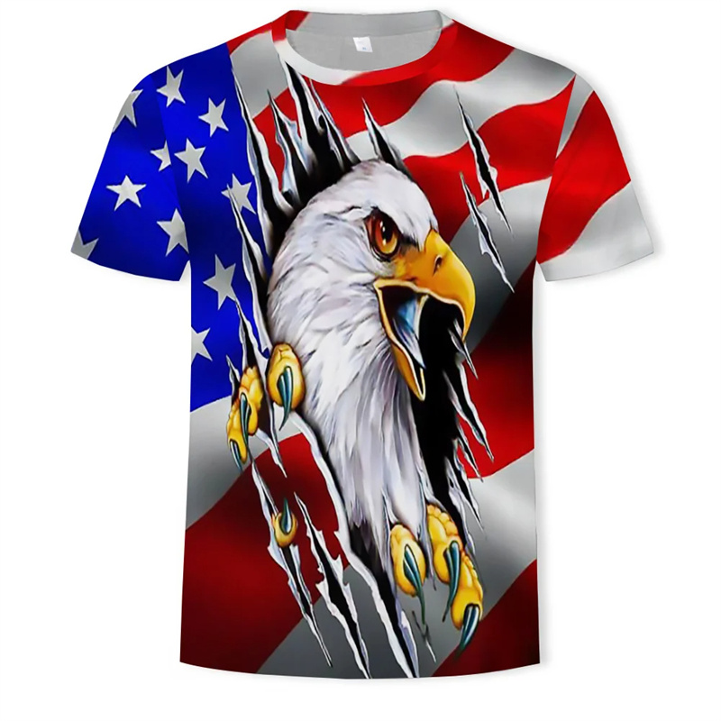 Nowa koszulka z flagą USA dla  – 3D Printing Eagle recenzja i cena