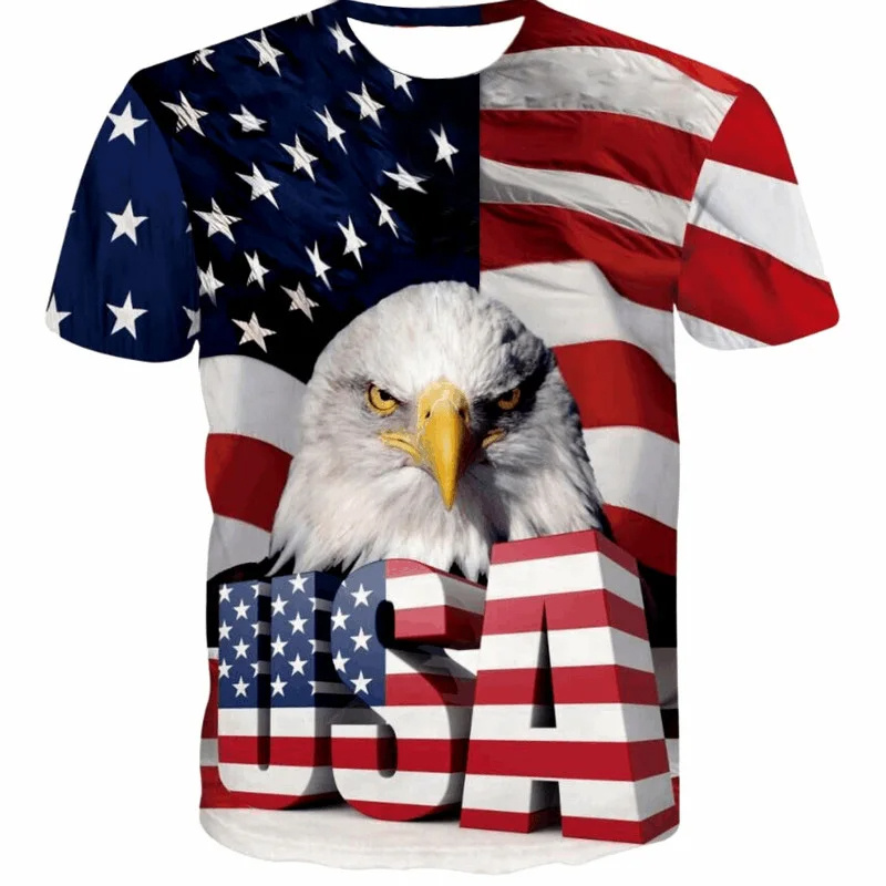 Nowa koszulka z flagą USA dla  – 3D Printing Eagle recenzja i cena