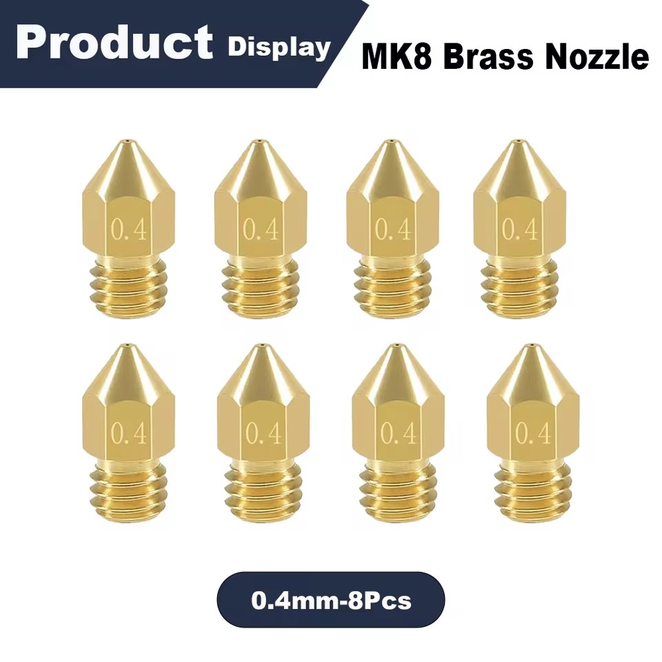 Dysza ekstrudera MK8 0,4 mm do – 3D Printer Nozzle Brass recenzja i cena