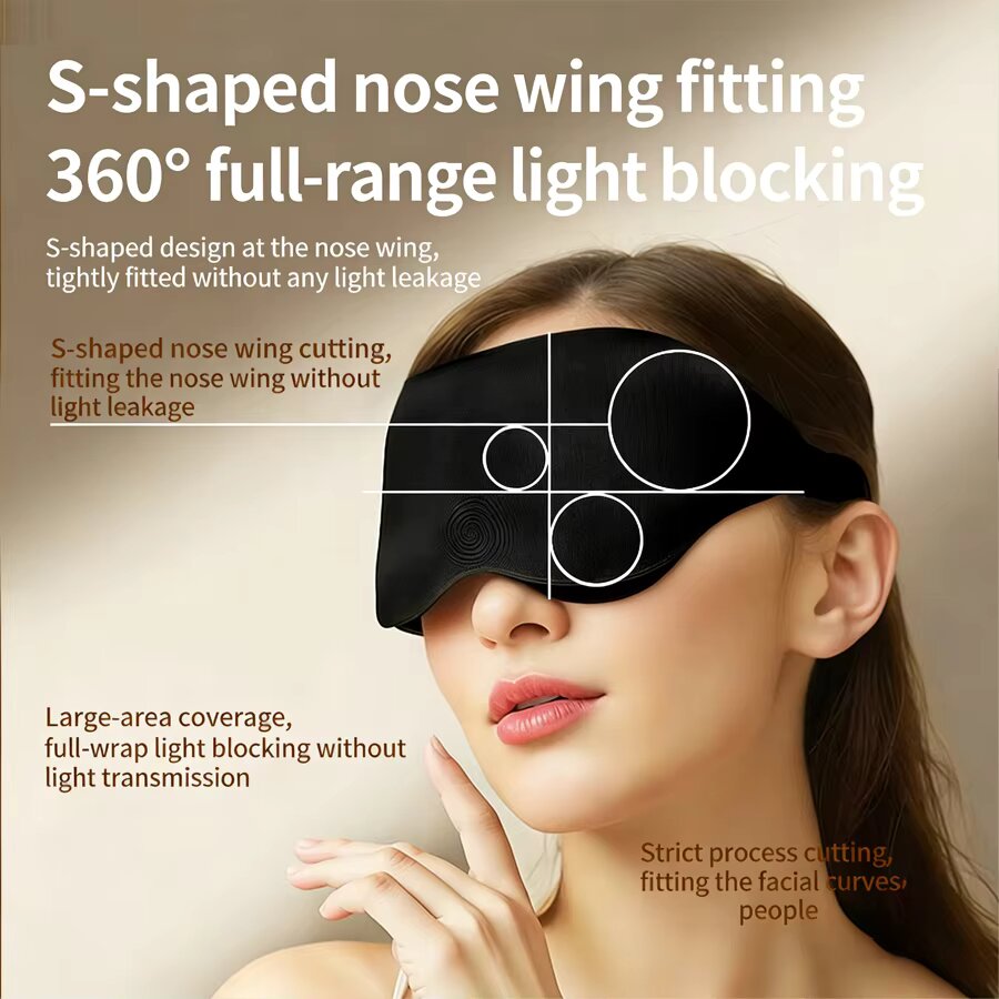 3 SZT. Maska na oczy do spania – 3D Printing Mask recenzja i cena