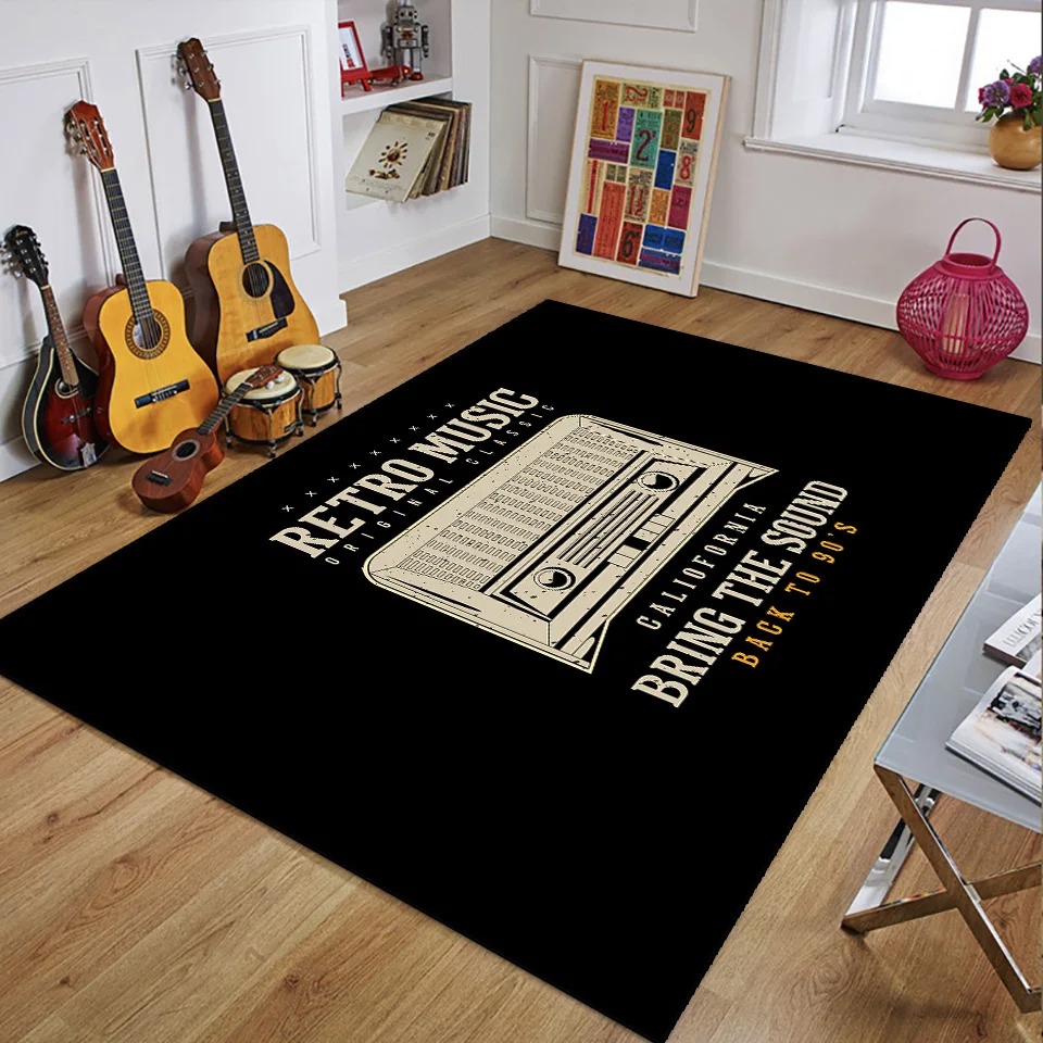 Dywaniki w stylu retro z motyw – 3D Printing Guitar recenzja i cena