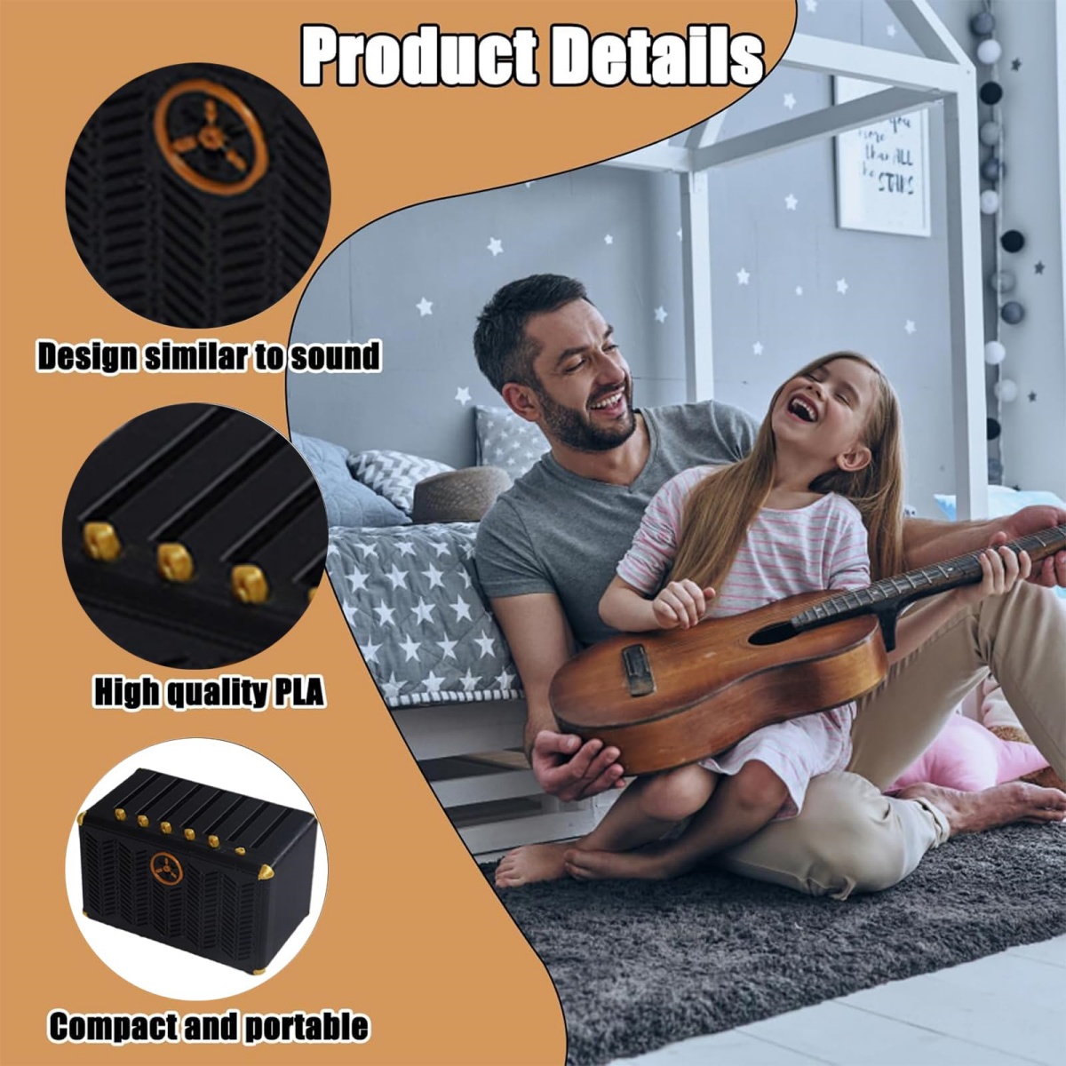 Uchwyt na kostki gitarowe, dru – 3D Printing Guitar recenzja i cena