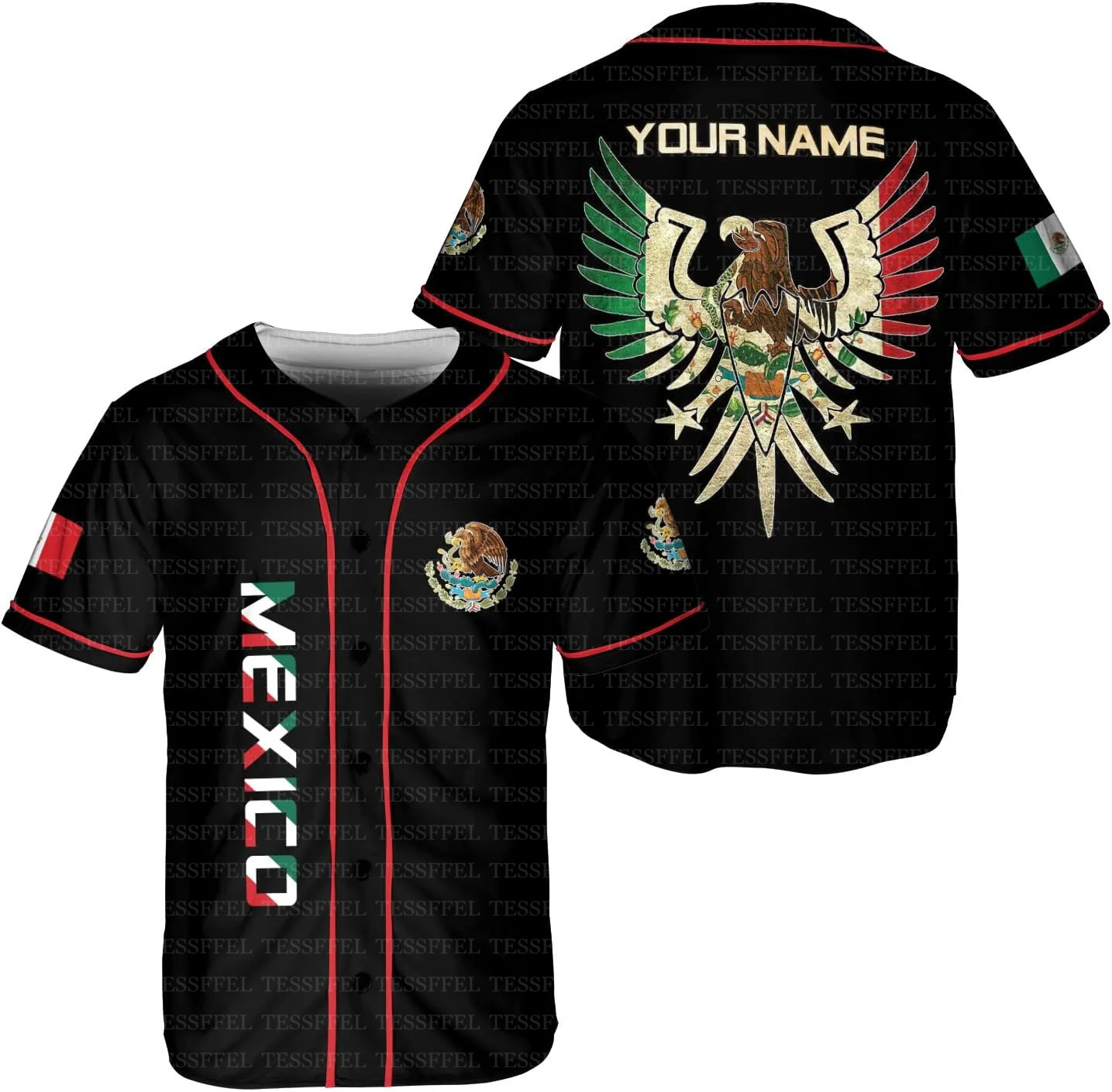 Koszulki baseballowe unisex w  – 3D Printing Eagle recenzja i cena